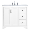 Elegant Decor 36 Inch Single Bathroom Vanity In White VF17036WH